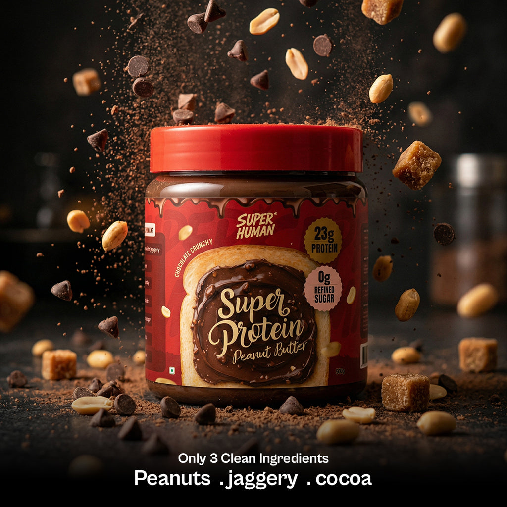 CHOCOLATE CRUNCHY PEANUT BUTTER 500GM