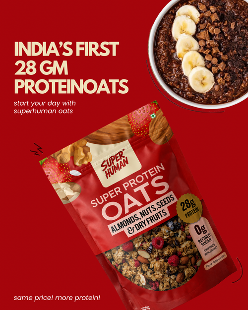 CHOCOLATE PROTEIN OATS 500GM