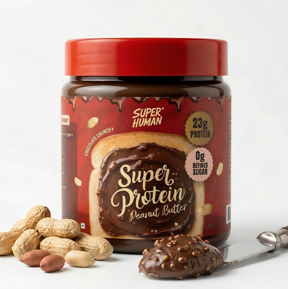 CHOCOLATE CRUNCHY PEANUT BUTTER 500GM