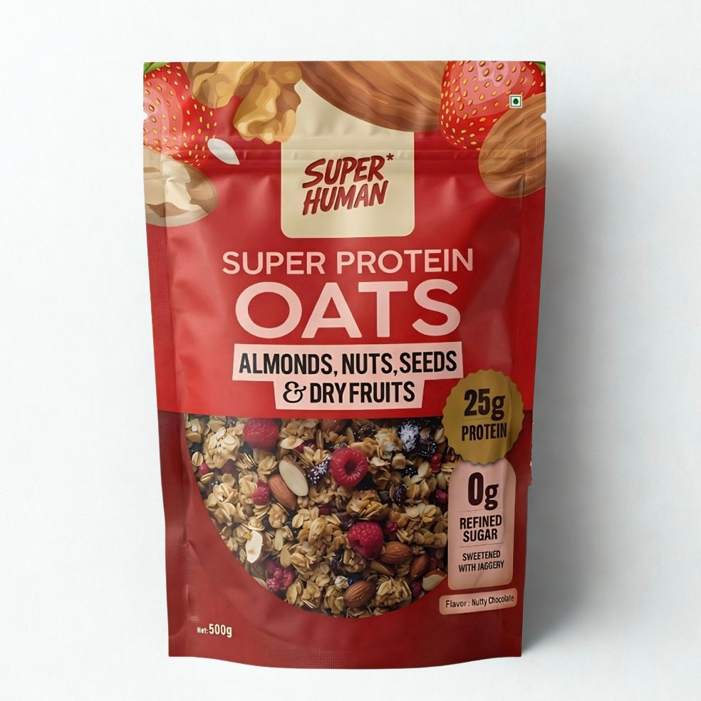 CHOCOLATE PROTEIN OATS 500GM