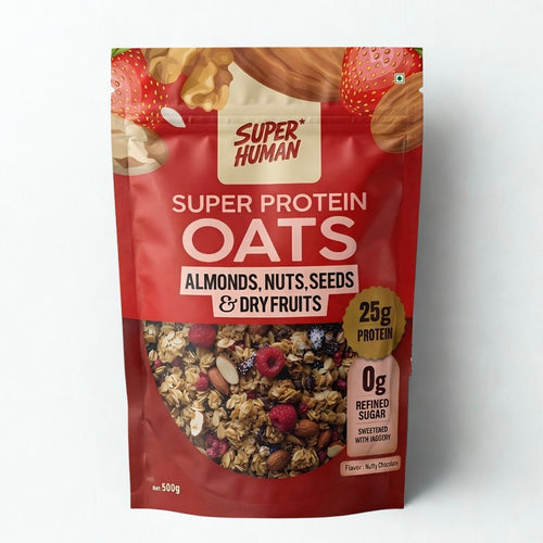 CHOCOLATE PROTEIN OATS 500GM